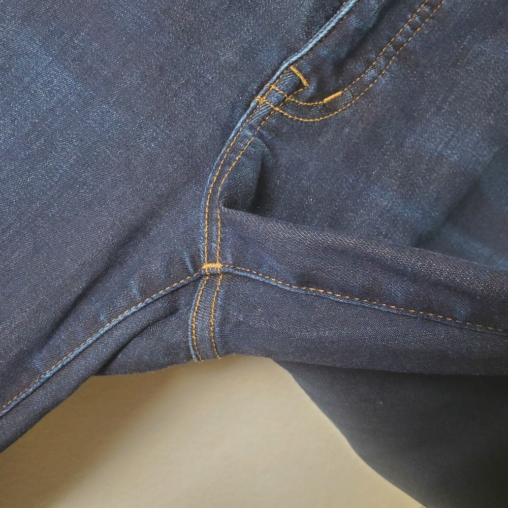 Madewell 9 Inch High Rise Skinny Jeans Dark Wash Blue Denim F8990 Womens Size 31 - Picture 8 of 12